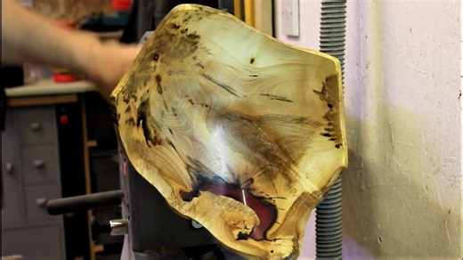 How this man made a sycamore crotch bowl