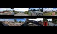 Mix of 8 videos from youtube : Virtual Railfan Norfolk Southern lines