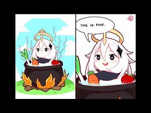 Paimon The Onaho-.. Emergency Food | Meme Compilation |