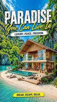 This Dream Beach House #LuxuryVilla #BeachHouse #TropicalParadise #DreamHome #OceanView #shorts