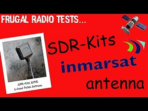 SDR-Kits frugal L-band Inmarsat patch antenna review decoding CPDLC ADS-C with RTL-SDR v3 dongle!