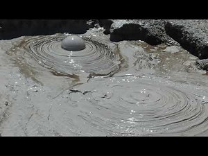 {ASMR} Mud Volcano Gas Bubbles- 1 Hour 1080p HD Tingle Sounds For Sleep Relax Study (NO TALKING)