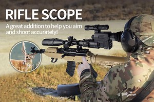 Watch Digital Night Vision Scope Video Camera for Riflescopes Hunting IR Optics Sight on Amazon Live
