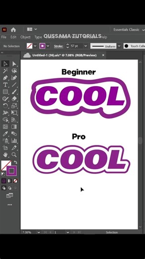 ⚡ Outline Text Like a Pro