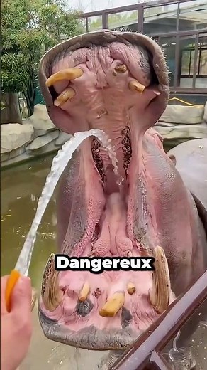 Pourquoi les hippopotames ont-ils de grandes dents ?
