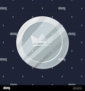 Game UI asset. Gaming user interface coin icon. vector illustration Stock Vector Image & Art - Alamy