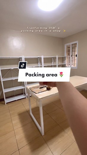 Creating a Beautiful Packing Area for Small Business
