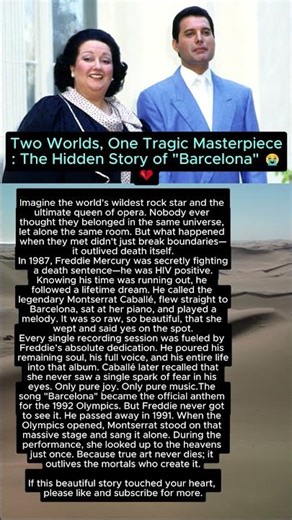 Two Worlds, One Tragic Masterpiece: The Hidden Story of "Barcelona" 😭💔