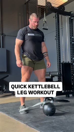 The holiday can throw off your normal schedule and access to gyms and equipment. Here’s a nice leg workout that takes less than an hours and only requires one kettlebell. The band is a nice add on but not required and the floor slider side lunges can be replaced by Cossack squats if need be. But I’d recommend getting some bands for your home and traveling with one or two. Floor sliders are also clutch. #kettlebell #quickworkout | Judd Lienhard