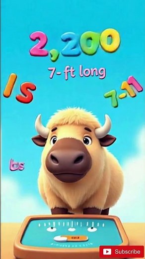 🐂 American Bison Facts for Kids | Kids Learning #shorts