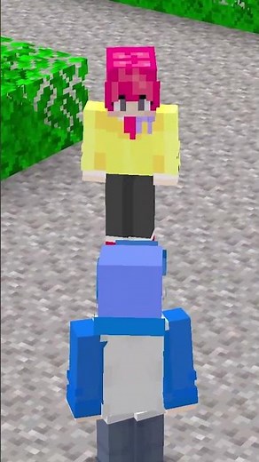 Living Under Hiha's Foot in Minecraft #shorts