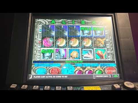 $1.40Bet,$210LINEHIT,10Cent,2LinesX7,Alien Slot