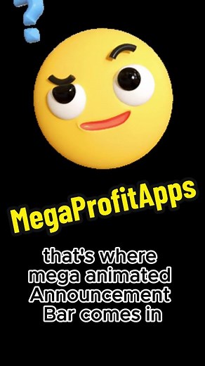 See how the Mega Animated Announcement Bar app can elevate any #shopifystore. Unlock its power for your own business. #shopify #MegaProfitApps #foryou #foru #follow #trend #fyp #dropshipping #viral #follower #trending