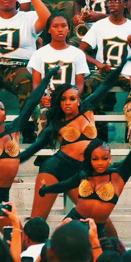 The Stingettes showing why they are one of the best HBCU Dance Troupes on Gemstone by Don Toliver