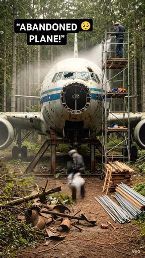 “This Rusted Airplane Was Trash… Until We Rebuilt It from Scratch!”#shorts #trending