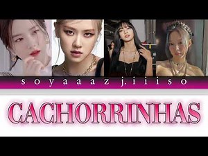 Blackpink 'Cachorrinhas' (color coded lyrics)