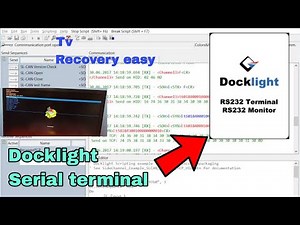 Serial port application for Android tv logo hang - Docklight