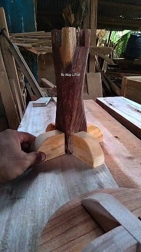 6.1K views · 53 reactions | A simple way to make a beautiful small table, everyone can do it #Crafts #creativitywood #diy #woodworkingideas #furnituredesign | Nay L Pari | Facebook