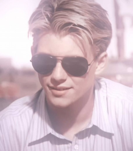 Christian Slater in 80s Skater Culture Video