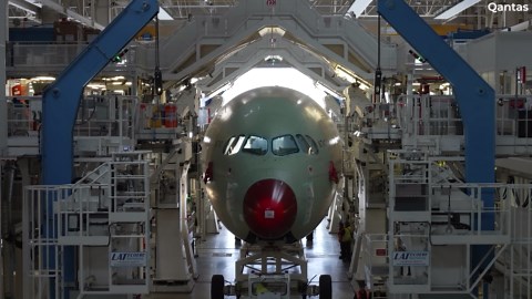 Qantas' Very First Airbus A350-1000 Nears Completion