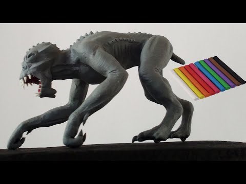 FUTURE PREDATOR WITH CLAY/PLASTILINA. Primeval