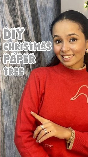 DIY Paper Tree🎄#christmastree #diy #papercraft #youtubeshorts #artstrokegirl #christmas2025