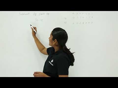 1’s Complement Subtraction Larger from Smaller Example