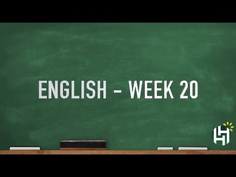 CC Cycle 2 Week 20 English