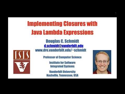 Implementing Closures with Java Lambda Expressions