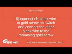 Hi, I'm trying to install a Broan 678 with a single switch