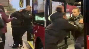 He Wasn’t Having It At All: Bus Driver Puts A Teen Girl In A Choke Hold During A Fight After She Refused To Get Off The Bus!