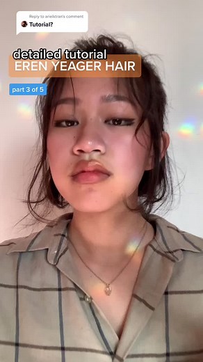 Eren Yeager Hairstyle Tutorial: Half Up Half Down & Overgrown Bangs