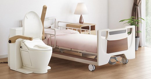 ベッドサイド水洗トイレ