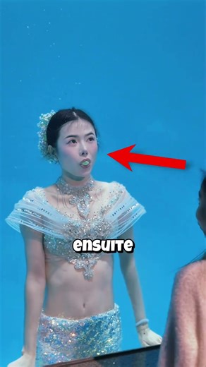 When a mermaid decides to make a bubble