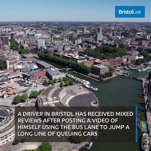 He's tactics for driving around Bristol have sparked a big debate. #curiously | Bristol.Live