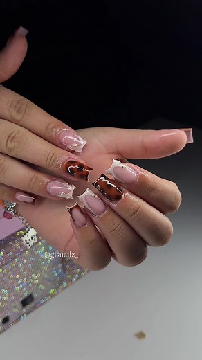 Stunning Tortoise Shell Nail Art Ideas