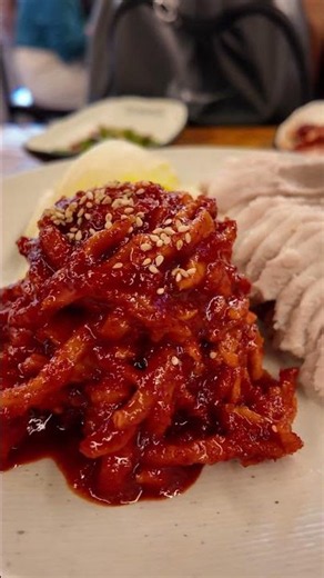 Korean Bossam: The Perfect Pork Wrap! 🥬🐷 #shorts