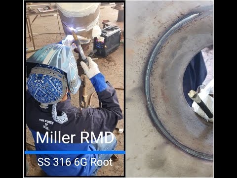 Miller RMD Pulse on Stainless Steel Pipe
