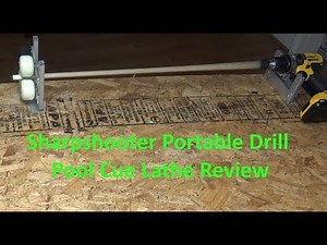 Sharpshooter Portable Drill Pool Cue Lathe