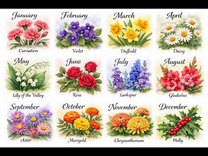 Discover Your Birth Flowers and Their Hidden Symbolism