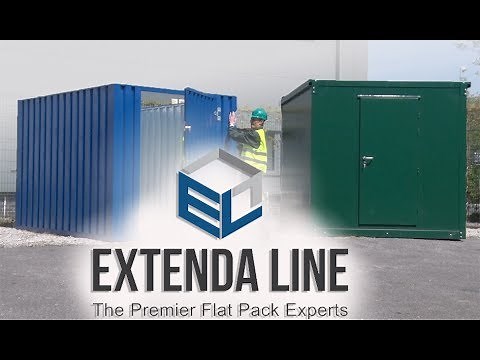 Extendaline - The Premier Flat Pack Man Portable Storage Solution Range