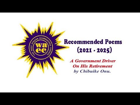 A Government Driver on His Retirement (WASSCE Poem)