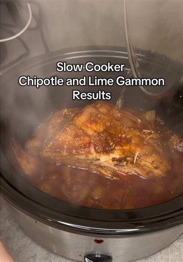 Delicious Slow Cooker Chipotle and Lime Gammon