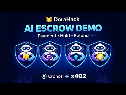 AI Escrow Payment Demo on Cronos | Auto Hold, Admin Approval & Refund Flow (x402) ‪@DoraHacksGlobal‬
