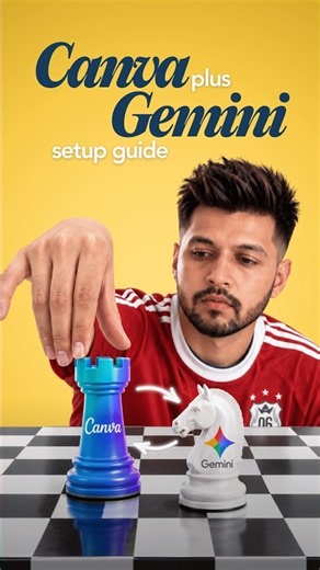 Canva + Google Gemini: Create Editable Design with AI 🤯 #Canva #gemini