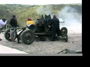 Firing The Bofors 40mm/L70 Weapon