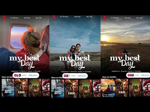 My best day - Netflix add yours template | trending add yours template | viral add yours sticker