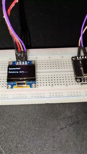 YouTube subscribers counter using esp32 #reels #oled #shorts #esp32 #subscribers