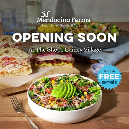 Scottsdale! Get a FREE entrée at your new favorite lunch spot: Mendocino Farms. Stop by to try... 🍞 Craveable Sandwiches 🥗 Fresh Salads 🍎 Bold Sides ...And more! Discover your new favorite lunch spot on February 17th at 8777 N Scottsdale Rd #304, Scottsdale, AZ 85253. | Mendocino Farms
