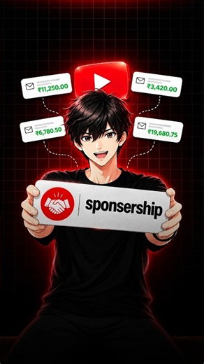 How to get sponsorship on youtube 🤔